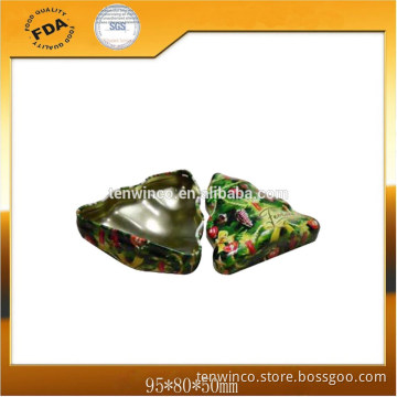 Tree Shaped Xmas Chocolate Tin Can,Christmas gift tin boxes